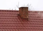 Как сделать проход трубы через крышу из металлочерепицы – правила отделки дымохода