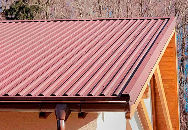 Изменение толщины слоя крыши или несущего перекрытия