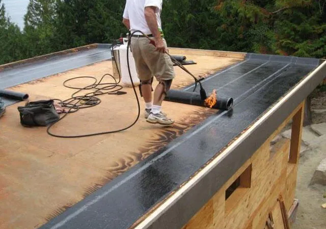Как покрыть крышу толью